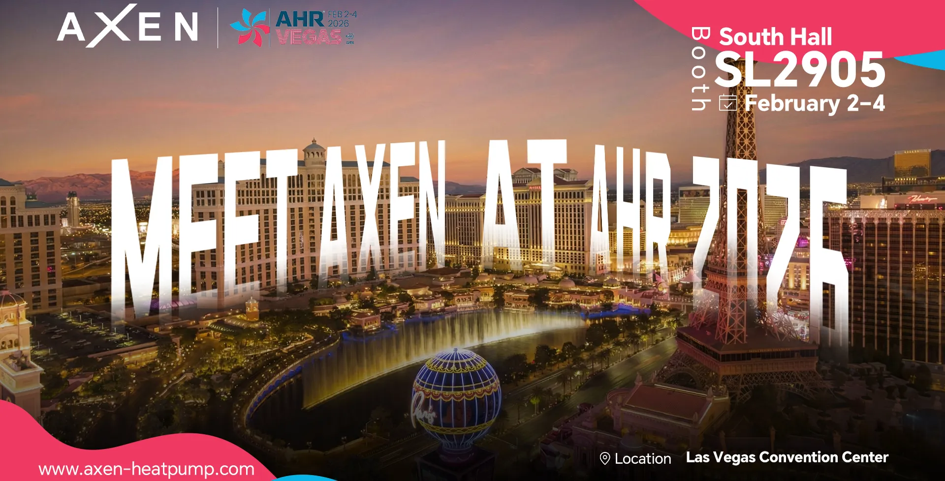 Forward, Meet AXEN at AHR 2026！