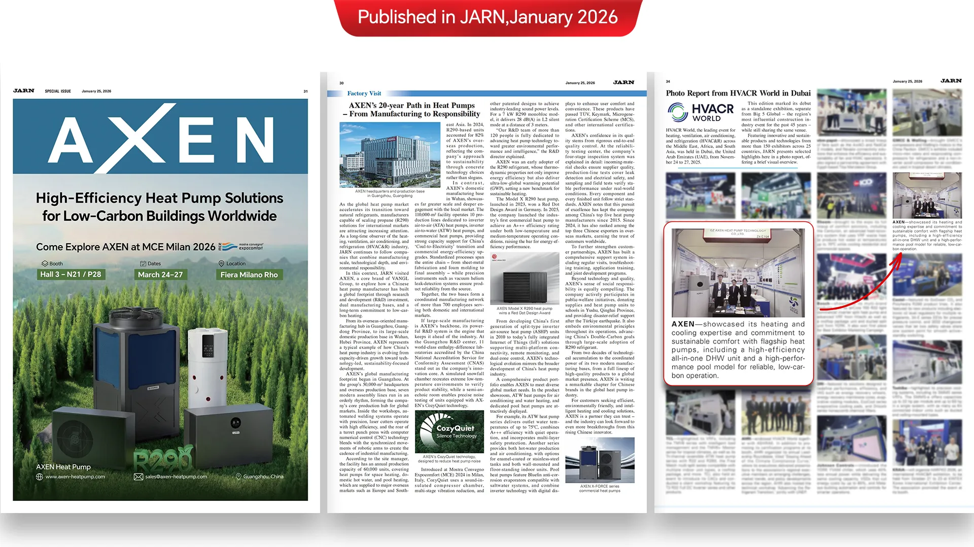 AXEN Featured in JARN – January 2026